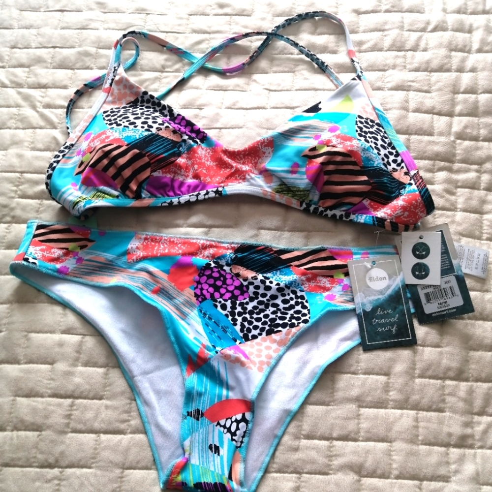 Eidon L bikini set NWT